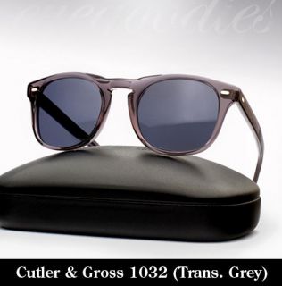 Cutler and Gross 1032 Sunglasses (Trans Grey) LIMITED AW 2011 