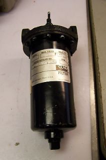 NEW CUNO STEEL FILTER HOUSING MODEL G 125 PSIG CAT No. 13018 26 50 01 
