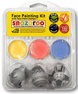   Face Paint Painting Stamp Kit Easter #1 1/Chick 1/Egg 1/Rabbit