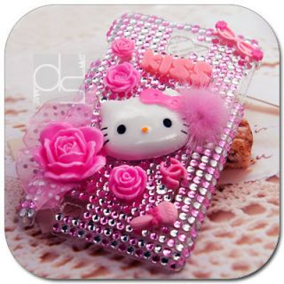 Hello Kitty Bling Hard Skin Case Cover Samsung Galaxy Note N7000 