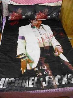 Michael Jackson MJ Smooth Criminal Bed Quilt cover / sheet / pillow 