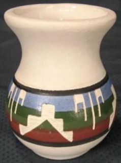 Hunter Sioux Pottery South Dakota Vase Geometric Band