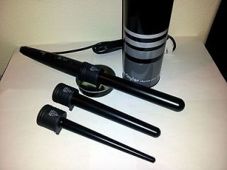 NEW ADJUSTABLE SIZE 3 in1 CURLING IRON 3/4 1 1/4 1 1/2 HERSTYLER 