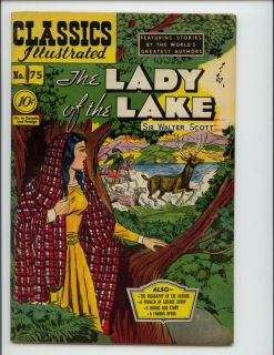   ILLUSTRATED #75 LADY OF THE LAKE ORIGINAL NM  SIR WALTER SCOTT, KIEFER