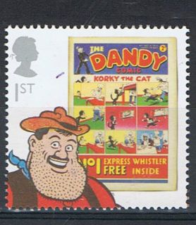  Comic The Dandy with Desperate Dan on 2012 British Stamp   Mint NH