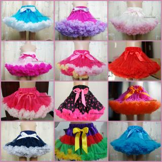   Birthday Dance Party Kids Tutu Ruffle Ballet Fluffy Skirt Dress 1 8Y