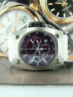 Wyler Code R Chronograph Purple Dial White Rare limited to 3999 Looks 