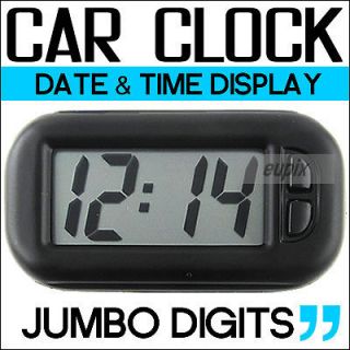 LCD DIGITAL CAR DASHBOARD/ DESK CLOCK DATE TIME HM007 3