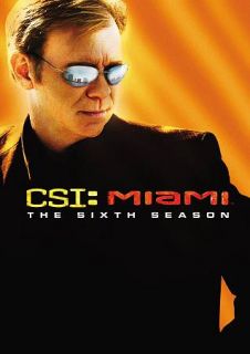 CSI Miami   The Sixth Season DVD, 2008, Multi disc set