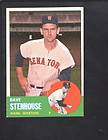 1963 Topps Baseball Original Color Negative Dave Stenhouse SENATORS 