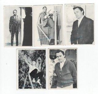 1965 TOPPS MAN FROM UNCLE 5 CARD LOT ROBERT VAUGHN & DAVID MCCALLUM