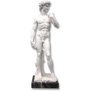 David by Michaelangelo Genuine Santini Marble Statue Sculpture from 
