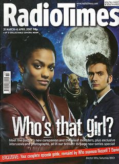   Times 31 March   6 April 2007 Doctor Who David Tennant BBC Cover #1