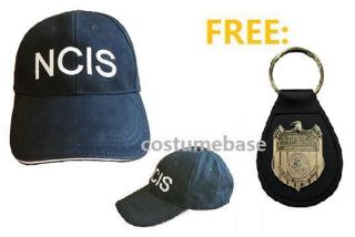 NCIS CAP FREE BADGE HOLDER Baseball Hat Embroidered NEW