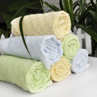 2PC New Soft 100% Bamboo Fiber Hand Towel Face Towel