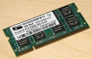 1gb DDR2 laptop ram   Toshiba Satellite A215 A300 A305 L20 L25 L30 G35 