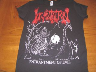   entrantment of evil babydoll girly t shirt black metal death burzum