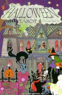 Halloween Tarot Deck   Book Set by Karin Lee 1997, Hardcover