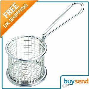   Master Class Stainless Steel Mini Chip Deep Fat Frying Serving Basket
