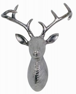 Rangoon The Silver Deer   Stag Head   Wall Mount Trophy Gift