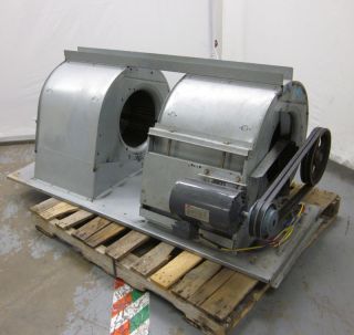   4LX07G 19 Double Centrifugal Fan Squirrel Cage Blower 3 Hp 3 Ph