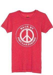 NEW dELiA*s Juniors National Geographic Popular Demand SS Red Tee T 