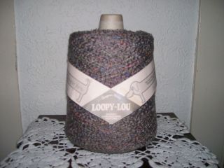Denys Brunton Designer Knitting Machine Yarn Loopy Lou Grey