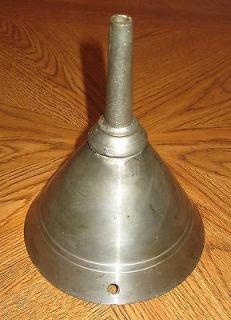 Reproduction Pewter Funnel   Pewter Repro Works 1995