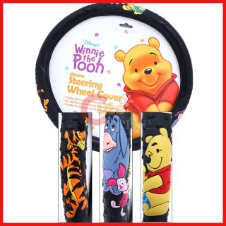  The Pooh and Friends Auto Car Steering Wheel Cover Tigger Eeyore