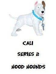 Hood Hounds series 2 single dog figure  Cali  Bull Terrier