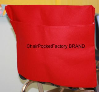 SET OF 4 Chair Pocket ~Seat Desk Sack *MEDIUM Washable