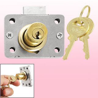 Cupboard Cabinet Drawer Safety Key Locker Cylinder Lock