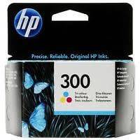 HP No 300 Colour Original Ink Cartridge CC643EE Deskjet Printer