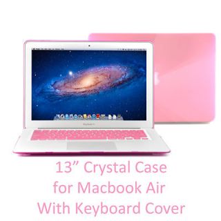   Hard Shell See Thru Case Skin for Macbook Air 13 w keyboard cover
