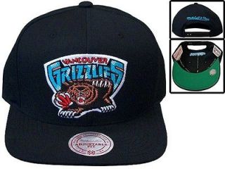 Vancouver Grizzlies hat SNAPBACK Mitchell & Ness ltd edt all black top 