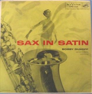 33 1/3 RMP Record. Sax in Satin. Bobby Dukoff