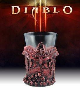 Diablo III 3 Necessary Evil Glass NEW IN BOX