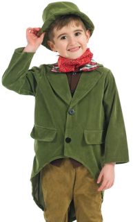 Boys Dickensian Boy Age 6 7 8 Years Kids Fancy Dress Oliver Twist 