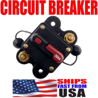 CIRCUIT BREAKER 300 AMP INLINE RESET SELF TEST 300AMP HI CURRENT SHIPS 