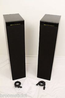 Meridian DSP5000 DSP Floor Standing Powered Speakers (Black) Looks 