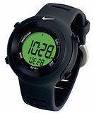   Nike Gorge Black Green WK0010 021 Rubber Digital Chronograph Watch