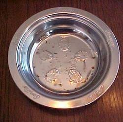1930S METAL DIONNE QUINTUPLET FEEDING DISH/CEREAL BOWL