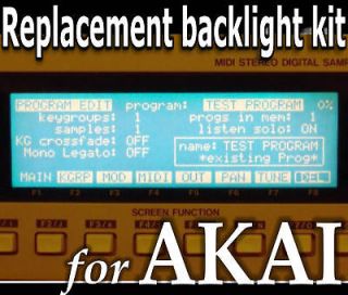REPLACEMENT BACKLIGHT KIT for AKAI S1000 S1100 S2800 S3000 S3200 