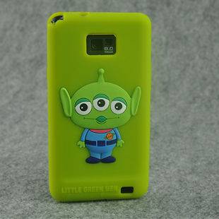 Disney 3D Cute Lovely Toy Story Alien Case Cover For Samsung Galaxy S2 