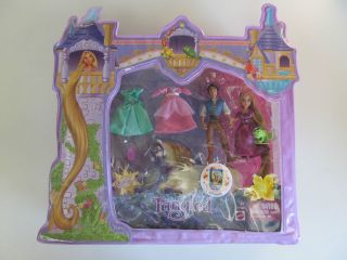 Disney Tangled Rapunzel Flynn Maximus & Pascal PVC Figures   Ages 3 