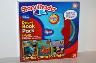 DISNEY STORY READER 2.0 & DELUXE BOOK PACK WITH CARS, MICKEY MOUSE 