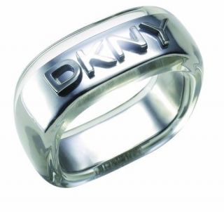 DKNY Silver Tone Ring NJ1141040505(1​8) SizeM 1/2