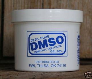 Dimethyl Sulfoxide 90% Gel ~ Organic ~ DMSO 4 oz. jar