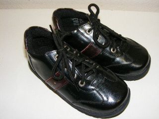Dr Doc Martens Youth Kids Boy Girl Black Sparkle Shimmer Oxford Shoe 