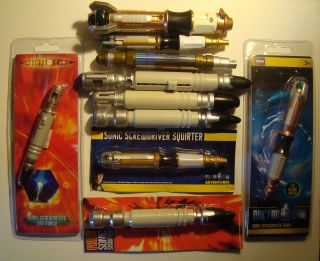 DOCTOR WHO SONIC SCREWDRIVER TORCH SQUIRTERS COSPLAY PROP TOY 